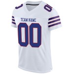 Custom White Royal-Red Mesh Authentic Football Jersey Custom White Royal-Red Mesh Authentic Football Jersey