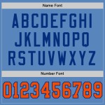 Custom Light Blue Orange-Royal Mesh Authentic Football Jersey Custom Light Blue Orange-Royal Mesh Authentic Football Jersey