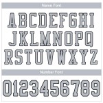 Custom White Silver-Black Mesh Authentic Football Jersey Custom White Silver-Black Mesh Authentic Football Jersey