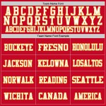 Custom Red Gold-White Mesh Authentic Football Jersey Custom Red Gold-White Mesh Authentic Football Jersey