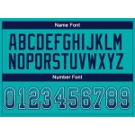 Custom Aqua Navy-White Mesh Drift Fashion Football Jersey Custom Aqua Navy-White Mesh Drift Fashion Football Jersey