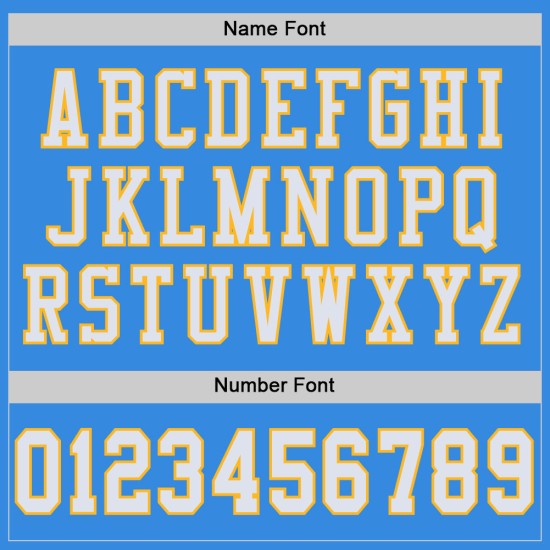 Custom Powder Blue White-Gold Mesh Authentic Football Jersey Custom Powder Blue White-Gold Mesh Authentic Football Jersey