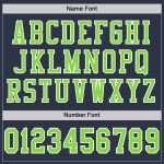 Custom Navy Neon Green-White Mesh Authentic Football Jersey Custom Navy Neon Green-White Mesh Authentic Football Jersey