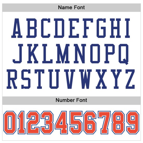 Custom White Orange-Royal Mesh Authentic Throwback Football Jersey Custom White Orange-Royal Mesh Authentic Throwback Football Jersey