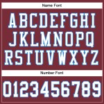 Custom Burgundy White-Powder Blue Mesh Authentic Football Jersey Custom Burgundy White-Powder Blue Mesh Authentic Football Jersey
