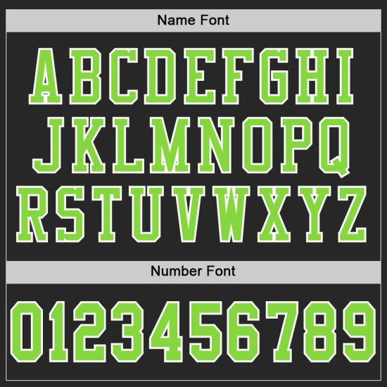 Custom Black Neon Green-White Mesh Authentic Football Jersey Custom Black Neon Green-White Mesh Authentic Football Jersey