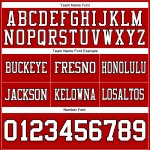 Custom Red White-Black Mesh Authentic Football Jersey Custom Red White-Black Mesh Authentic Football Jersey