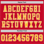 Custom Red Gold-White Mesh Authentic Football Jersey Custom Red Gold-White Mesh Authentic Football Jersey