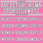 Custom Pink White-Kelly Green Mesh Authentic Football Jersey Custom Pink White-Kelly Green Mesh Authentic Football Jersey