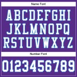 Custom Purple White-Powder Blue Mesh Authentic Football Jersey Custom Purple White-Powder Blue Mesh Authentic Football Jersey