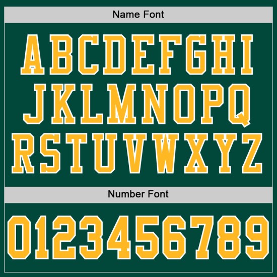 Custom Green Gold-White Mesh Authentic Football Jersey Custom Green Gold-White Mesh Authentic Football Jersey