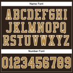 Custom Brown Old Gold-White Mesh Authentic Football Jersey Custom Brown Old Gold-White Mesh Authentic Football Jersey