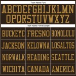 Custom Brown Old Gold-White Mesh Authentic Football Jersey Custom Brown Old Gold-White Mesh Authentic Football Jersey