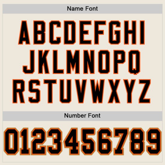 Custom Cream Black-Orange Mesh Authentic Football Jersey Custom Cream Black-Orange Mesh Authentic Football Jersey