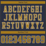 Custom Navy Old Gold-White Mesh Authentic Football Jersey Custom Navy Old Gold-White Mesh Authentic Football Jersey