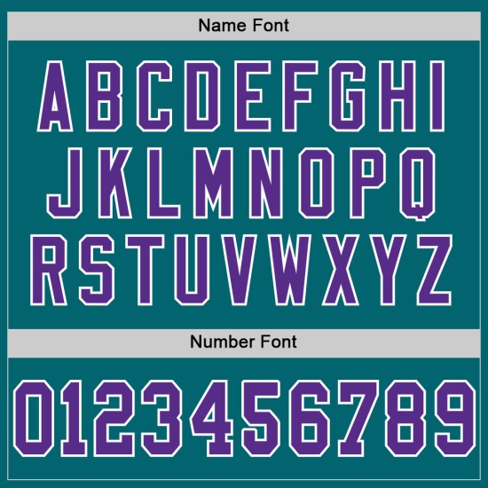 Custom Teal Purple-White Mesh Authentic Throwback Football Jersey Custom Teal Purple-White Mesh Authentic Throwback Football Jersey