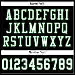 Custom Black White-Grass Green Mesh Authentic Football Jersey Custom Black White-Grass Green Mesh Authentic Football Jersey