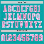Custom Aqua Pink-White Mesh Authentic Football Jersey Custom Aqua Pink-White Mesh Authentic Football Jersey