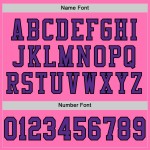 Custom Pink Purple-Black Mesh Authentic Football Jersey Custom Pink Purple-Black Mesh Authentic Football Jersey