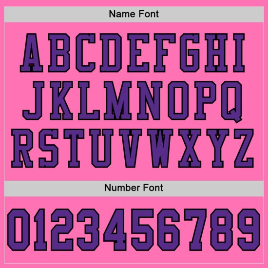 Custom Pink Purple-Black Mesh Authentic Football Jersey Custom Pink Purple-Black Mesh Authentic Football Jersey